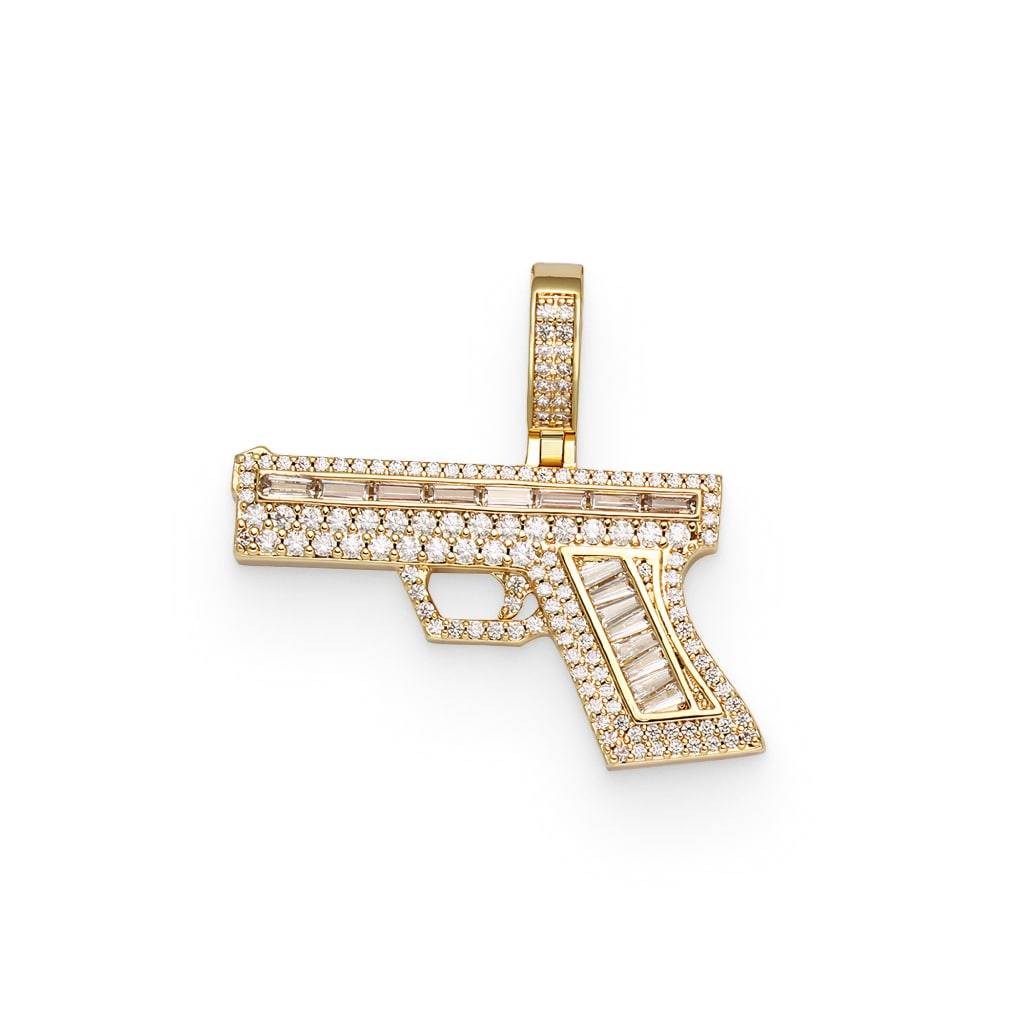 <h1>Big Golden Gun Pendant Fashion</h1> Big Golden Gun Pendant Fashion