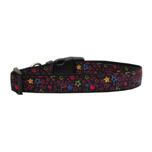 Black Star Nylon Ribbon Collar