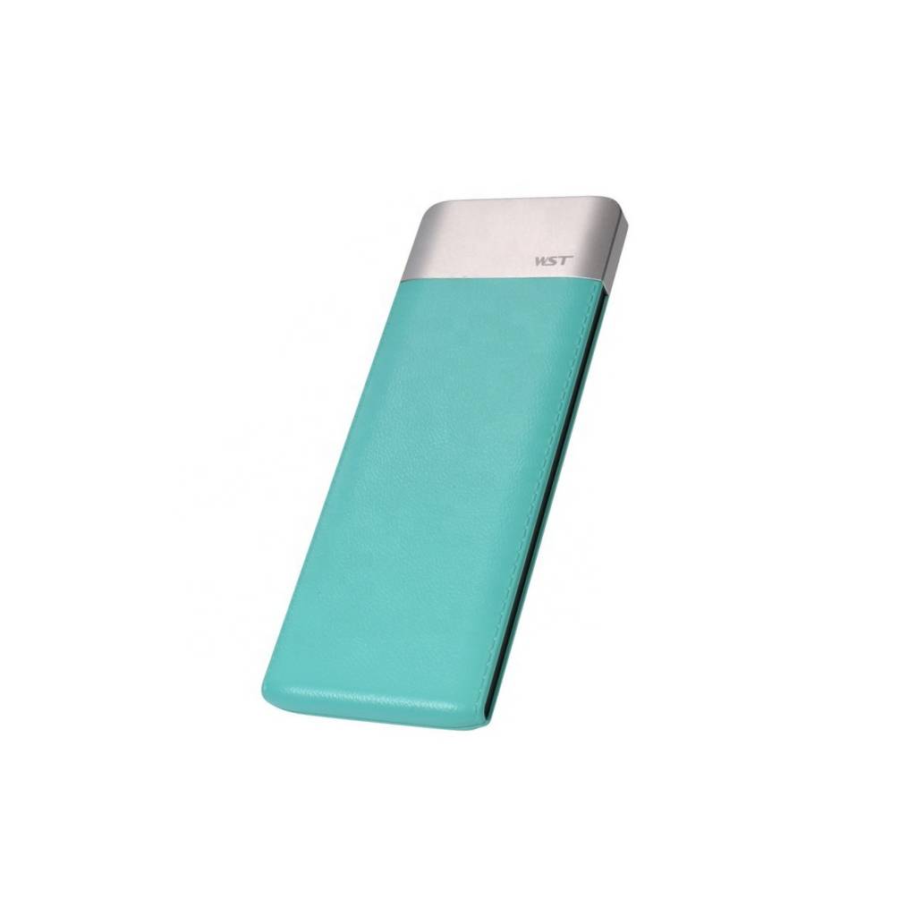<h1>Blue Leather-Surface 6000mAh Power Bank Gadgets</h1> Blue Leather-Surface 6000mAh Power Bank Gadgets