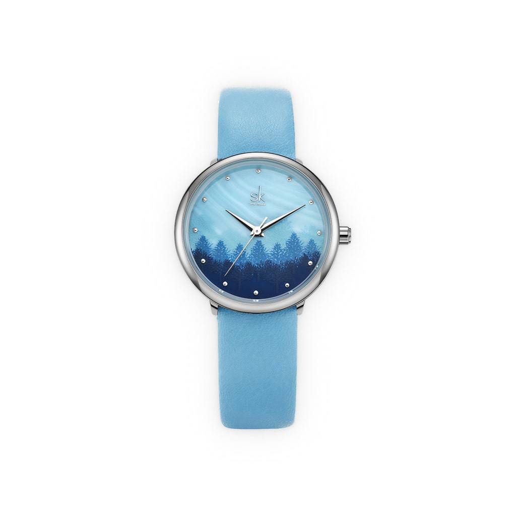 <h1>Blue Quartz Watch for Women Fashion</h1> Blue Quartz Watch for Women Fashion