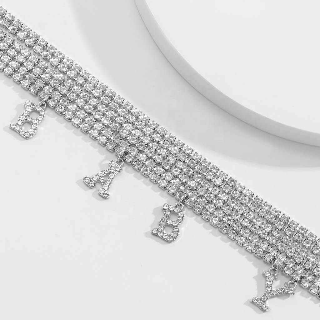 <h1>Chain Layered Initial Anklet Fashion</h1> Chain Layered Initial Anklet Fashion