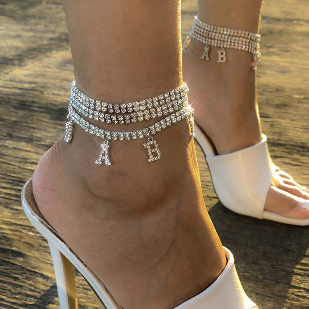 <h1>Chain Layered Initial Anklet Fashion</h1> Chain Layered Initial Anklet Fashion