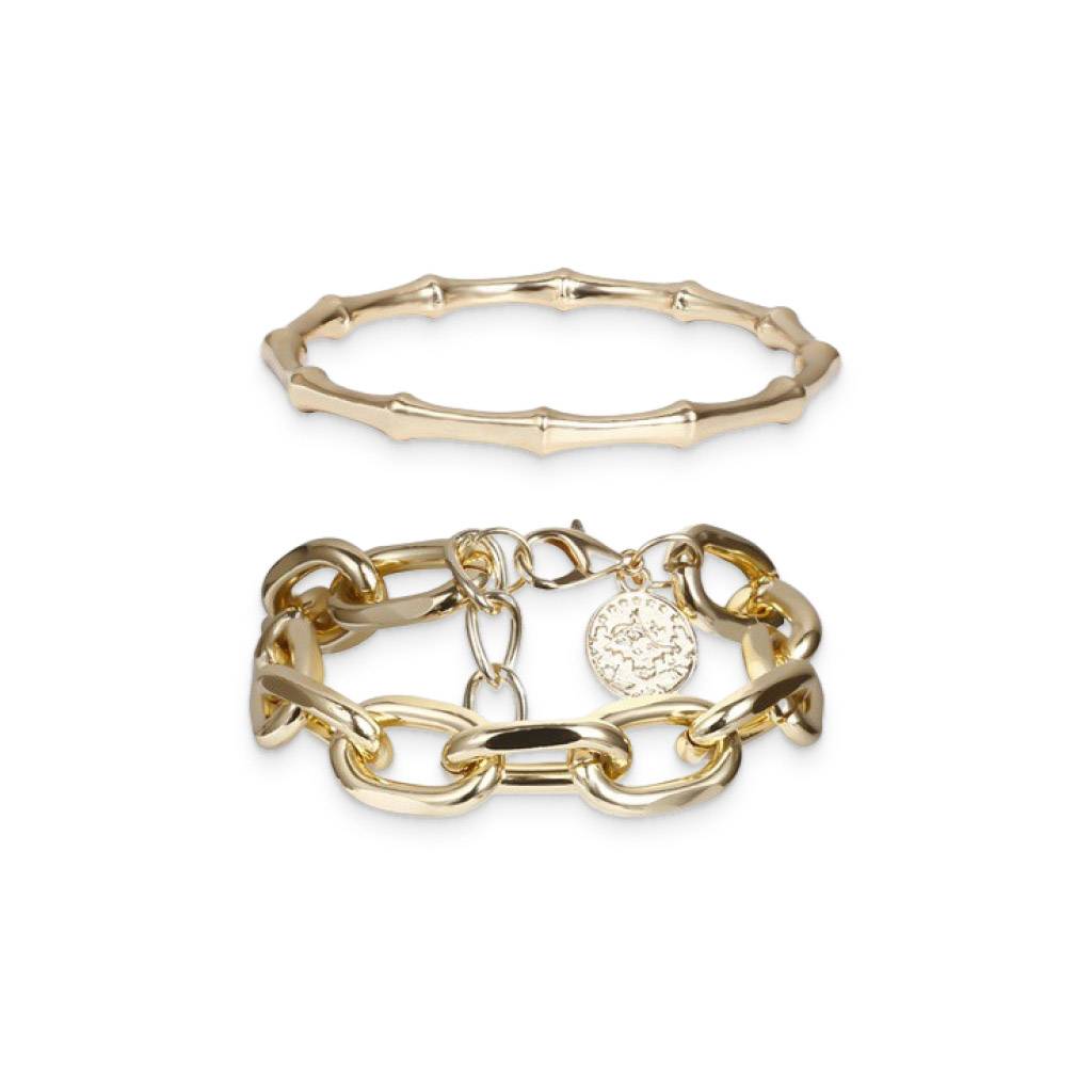 <h1>Chunky Chain Bracelet Set Fashion</h1> Chunky Chain Bracelet Set Fashion