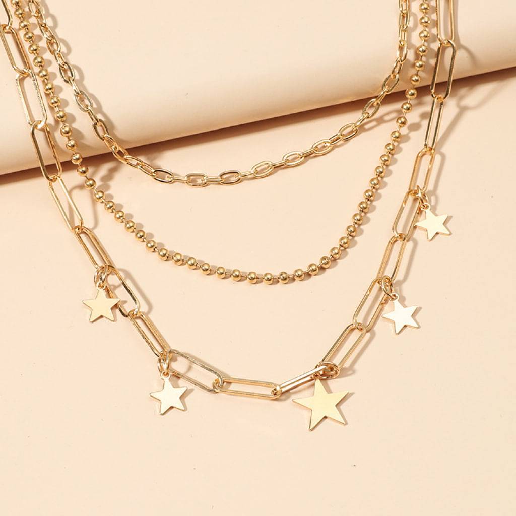 <h1>Fashion Triple Necklace Fashion</h1> Fashion Triple Necklace Fashion