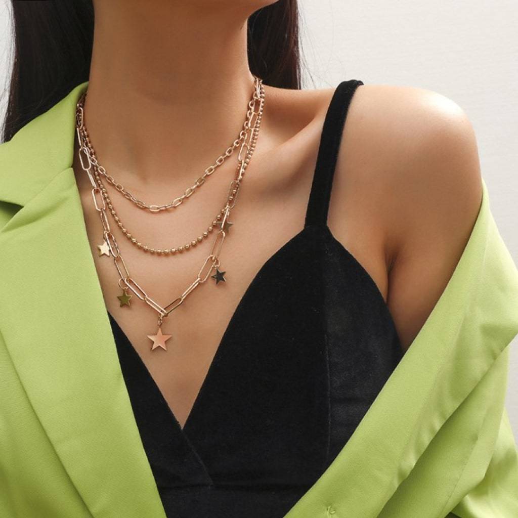 <h1>Fashion Triple Necklace Fashion</h1> Fashion Triple Necklace Fashion