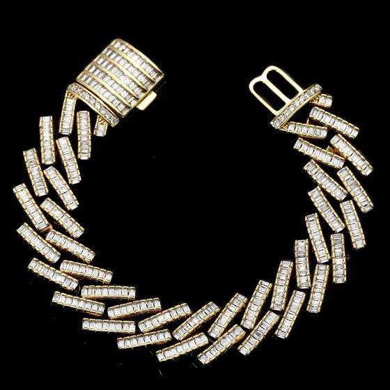 Faux Diamond Chain Bracelet Faux Diamond Chain Bracelet