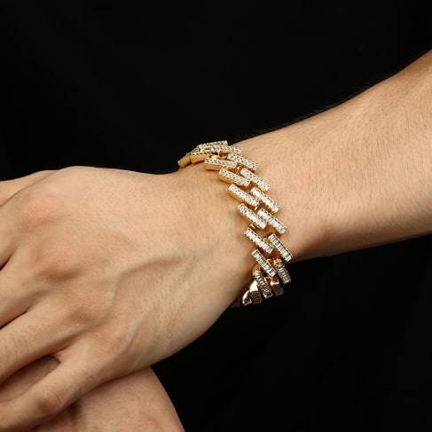 Faux Diamond Chain Bracelet Faux Diamond Chain Bracelet