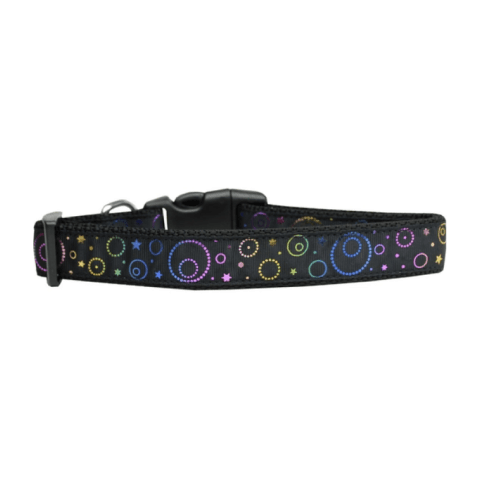 Galactic Shimmer Nylon Ribbon Collar