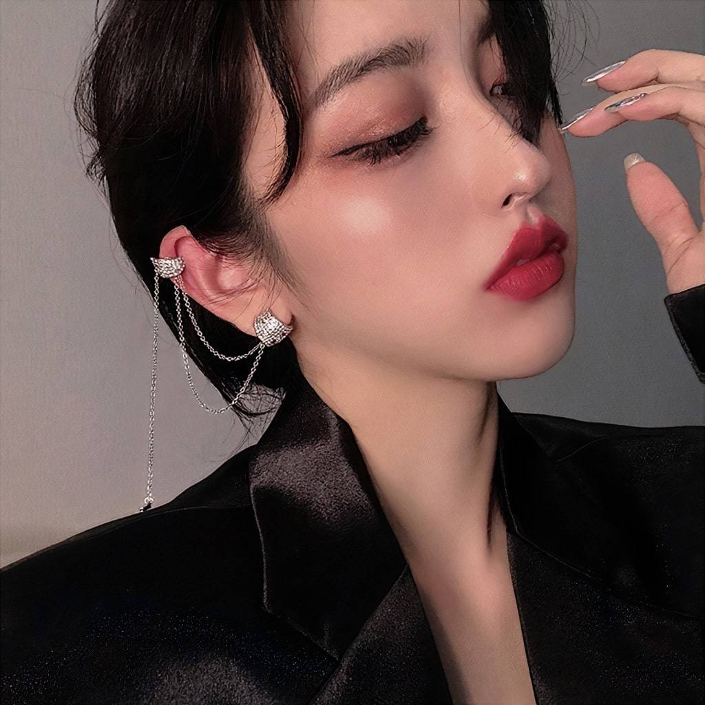 <h1>Geometric Chain Earrings Fashion</h1> Geometric Chain Earrings Fashion