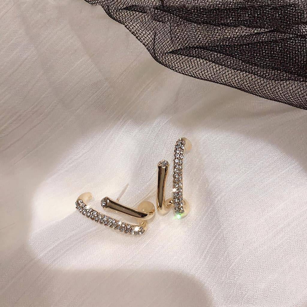 <h1>Geometric Gold Charm Earrings Fashion</h1> Geometric Gold Charm Earrings Fashion