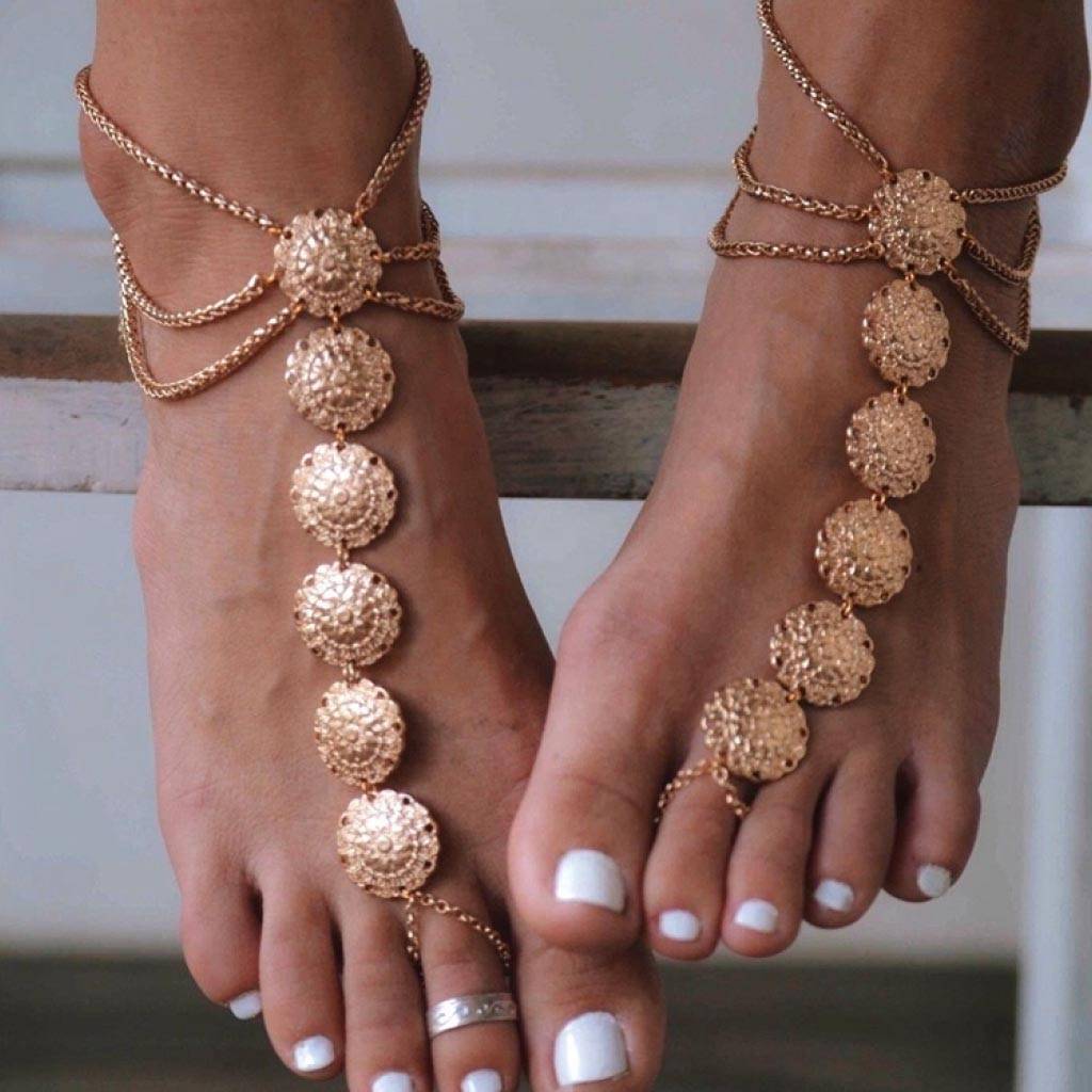 <h1>Gold Adjustable Beach Anklets Fashion</h1> Gold Adjustable Beach Anklets Fashion