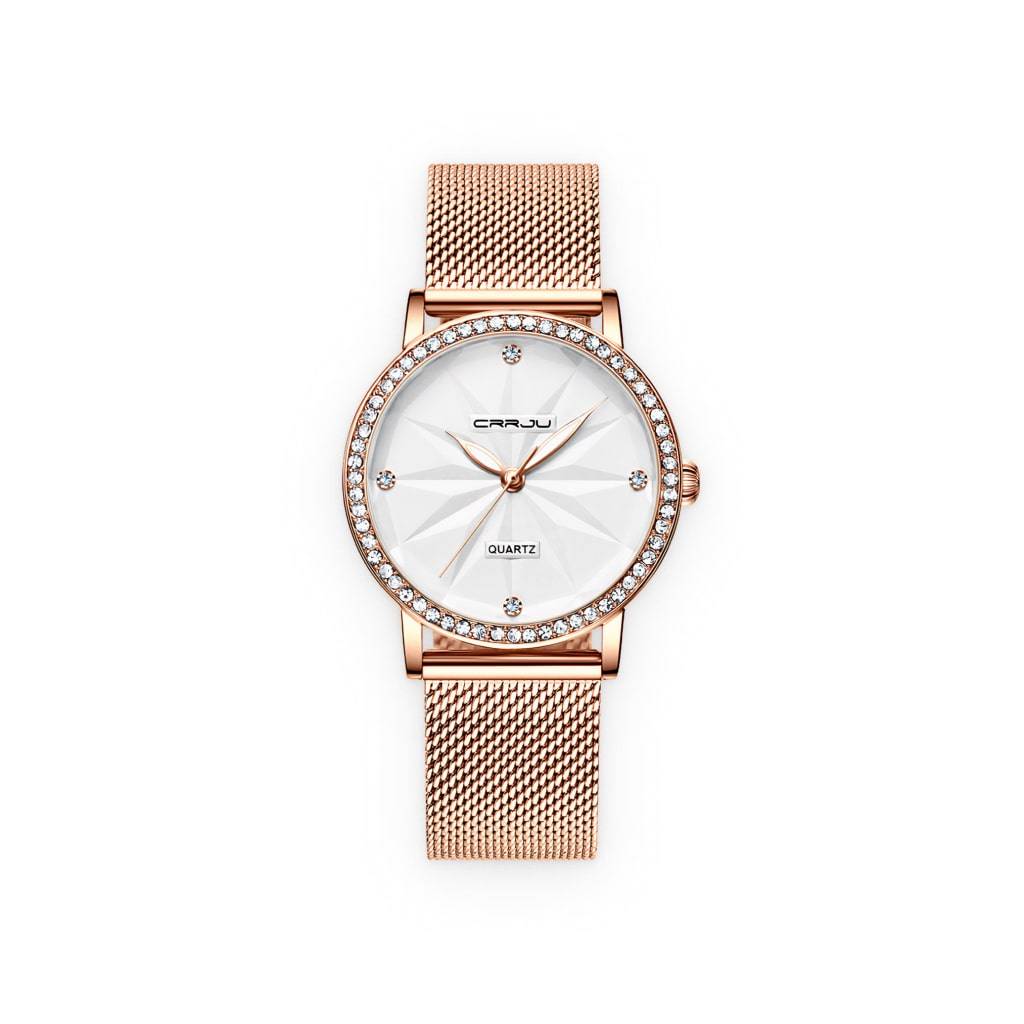 <h1>Gold Diamond Women’s Quartz Watch Fashion</h1> Gold Diamond Women’s Quartz Watch Fashion