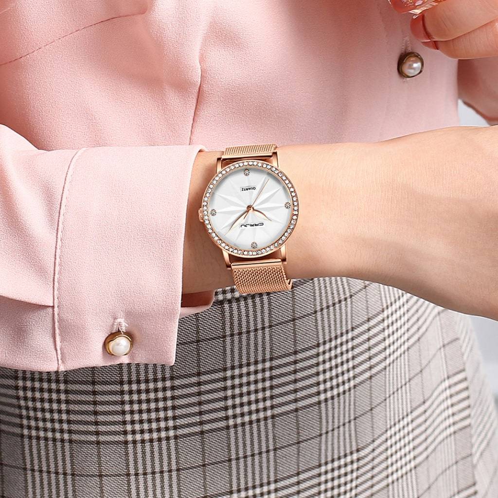 <h1>Gold Diamond Women’s Quartz Watch Fashion</h1> Gold Diamond Women’s Quartz Watch Fashion