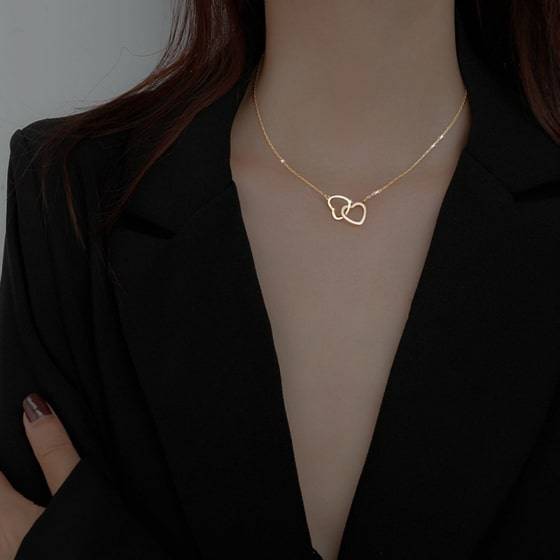 Gold Heart Necklace Gold Heart Necklace