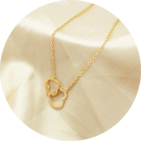 Gold Heart Necklace Gold Heart Necklace