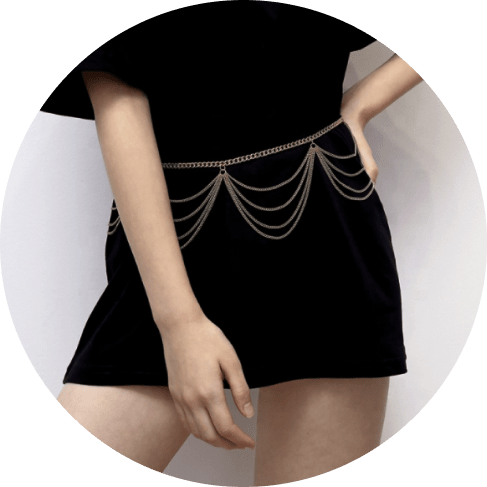 Gold Waist Chain Belt Gold Waist Chain Belt