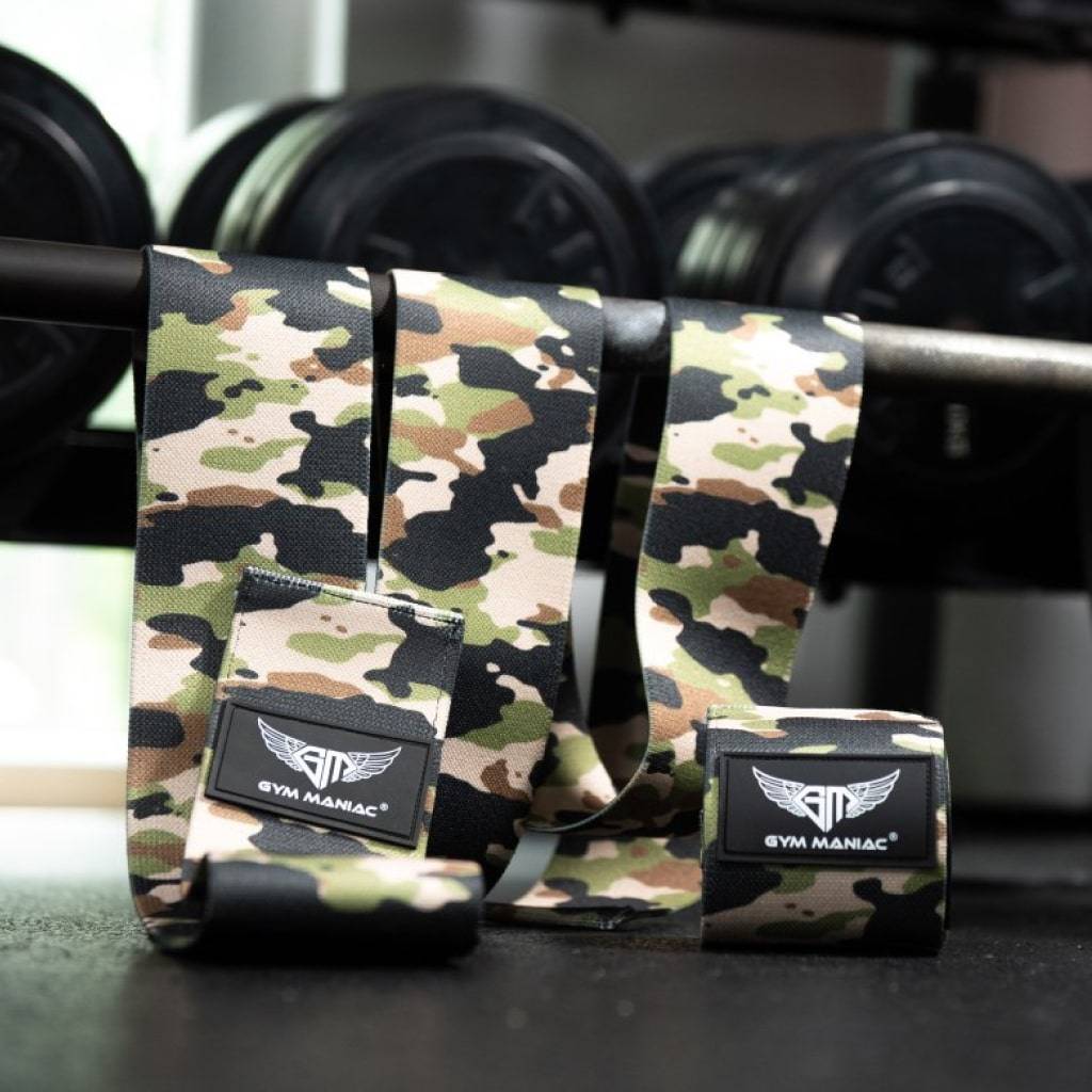 <h1>Gym Maniac Brown Camo GM Support Compression Knee Wraps Sports & Fitness</h1> Gym Maniac Brown Camo GM Support Compression Knee Wraps Sports & Fitness
