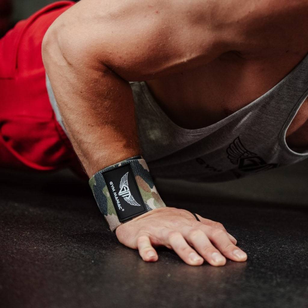 <h1>Gym Maniac Brown Camo GM Weightlifting Wrist Wraps Sports & Fitness</h1> Gym Maniac Brown Camo GM Weightlifting Wrist Wraps Sports & Fitness