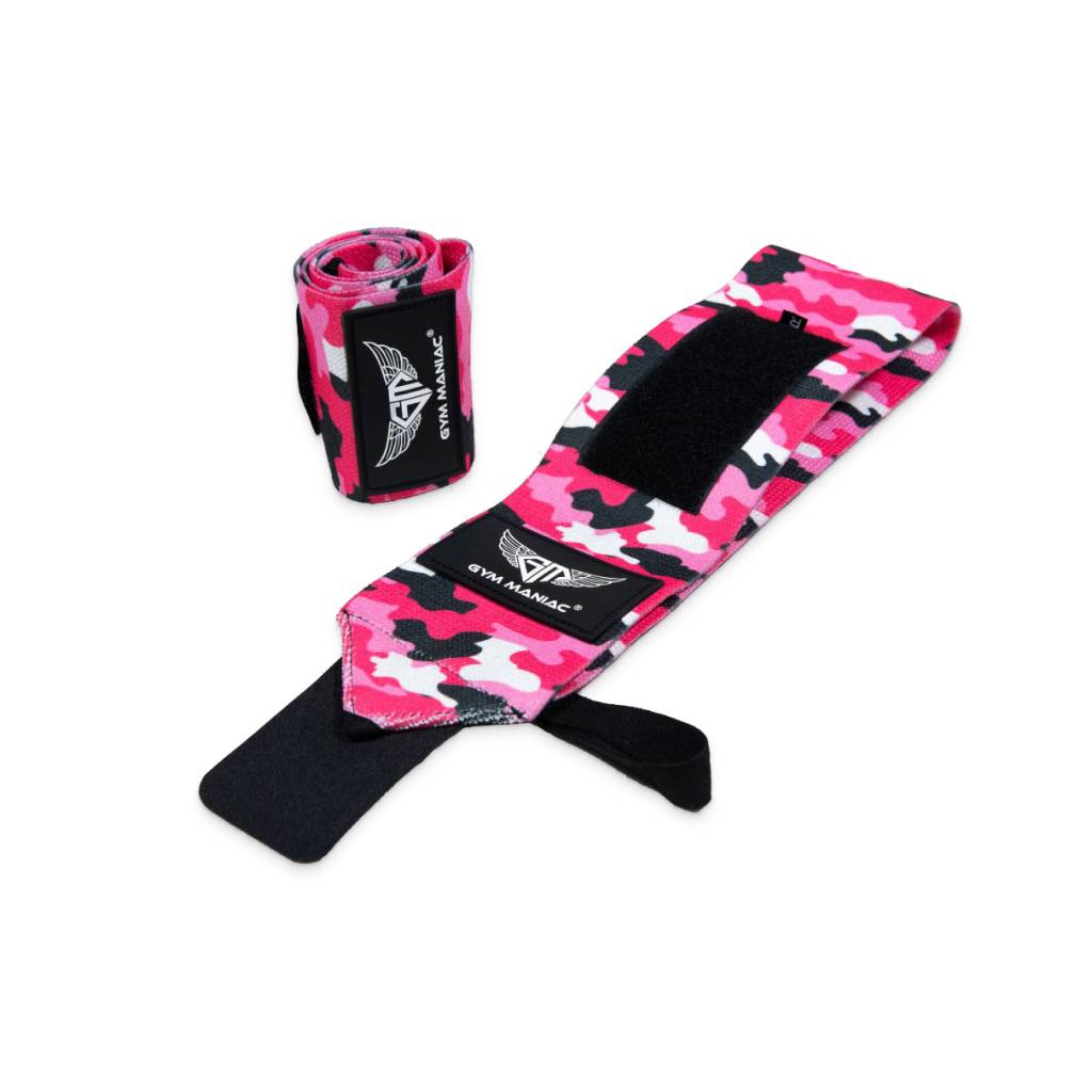 <h1>Gym Maniac Pink Camo GM Weightlifting Wrist Wraps Sports & Fitness</h1> Gym Maniac Pink Camo GM Weightlifting Wrist Wraps Sports & Fitness