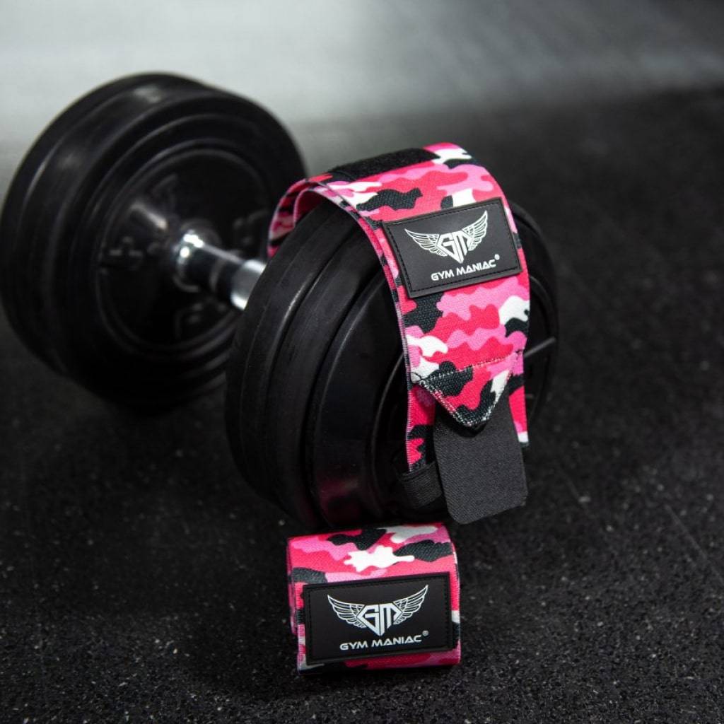 <h1>Gym Maniac Pink Camo GM Weightlifting Wrist Wraps Sports & Fitness</h1> Gym Maniac Pink Camo GM Weightlifting Wrist Wraps Sports & Fitness