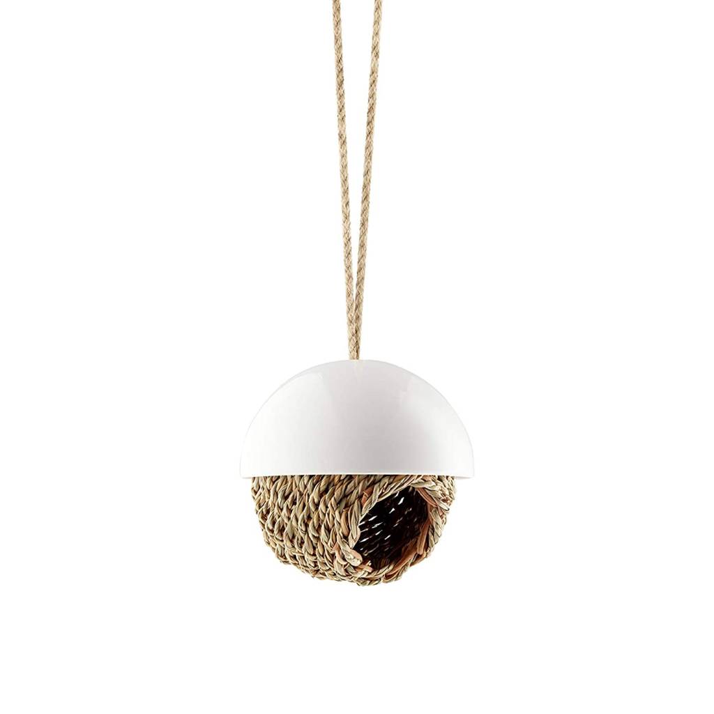 <h1>Hanging Woven Porcelain Bird Shelter Garden</h1> Hanging Woven Porcelain Bird Shelter Garden