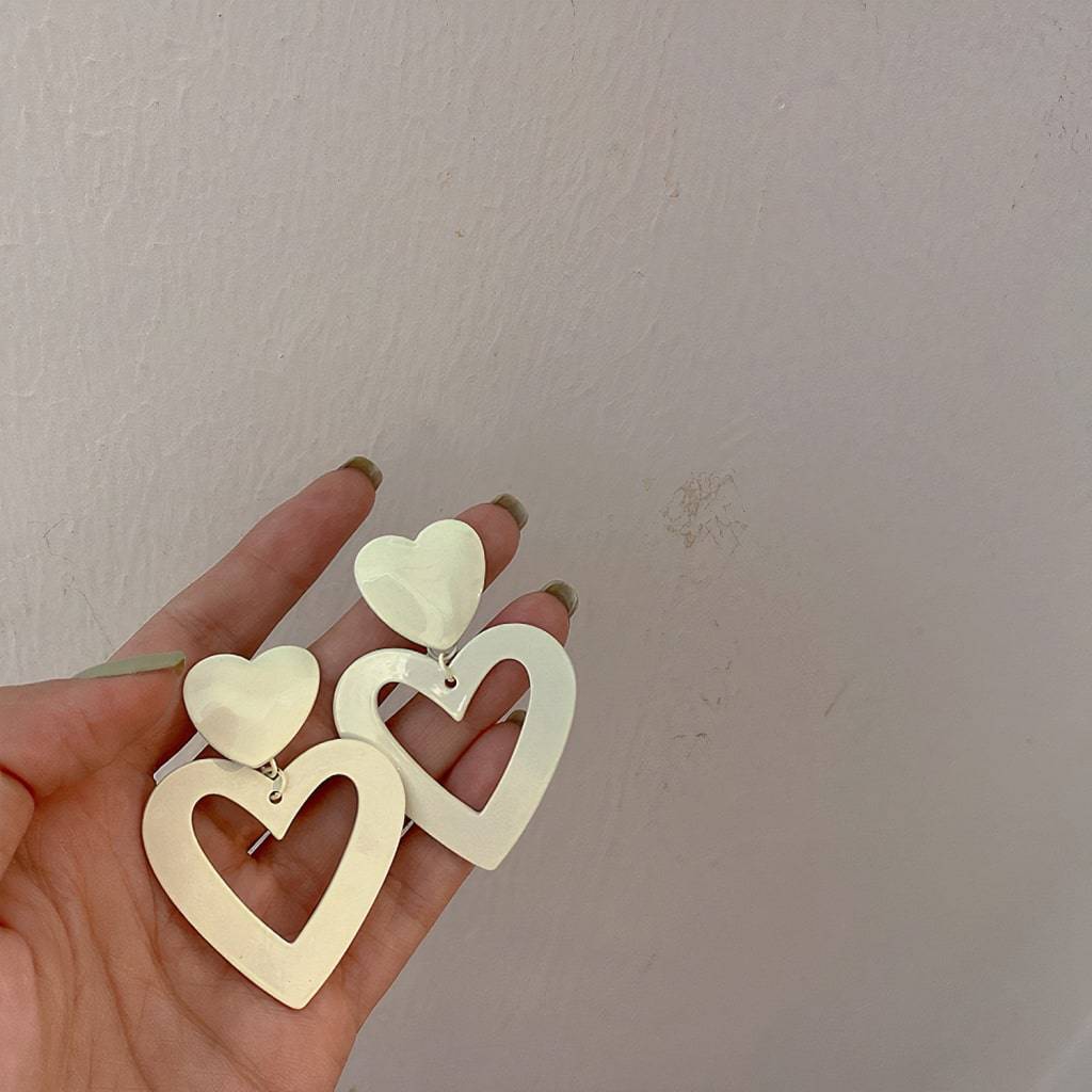 <h1>Heart Drop Earrings Fashion</h1> Heart Drop Earrings Fashion