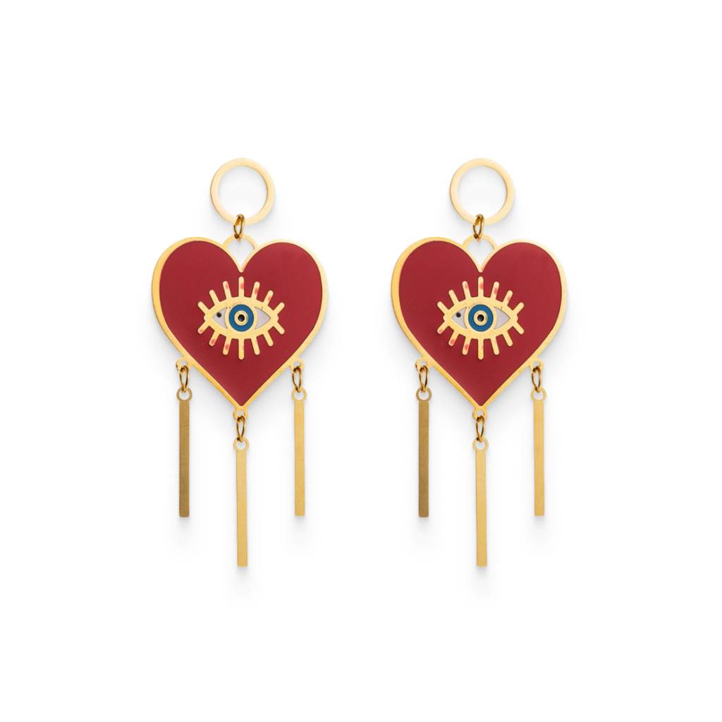 <h1>Heart Shaped Long Earrings Fashion</h1> Heart Shaped Long Earrings Fashion
