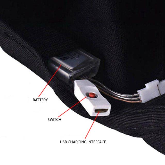 <h1>LED Message Cap Fashion Color : Red|Black</h1> LED Message Cap Fashion Color : Red|Black