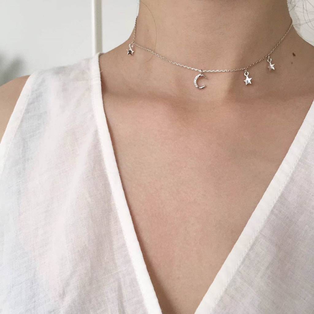 <h1>Moon And Star Necklace Fashion</h1> Moon And Star Necklace Fashion
