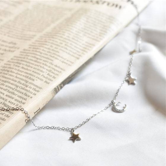 Moon And Star Necklace Moon And Star Necklace