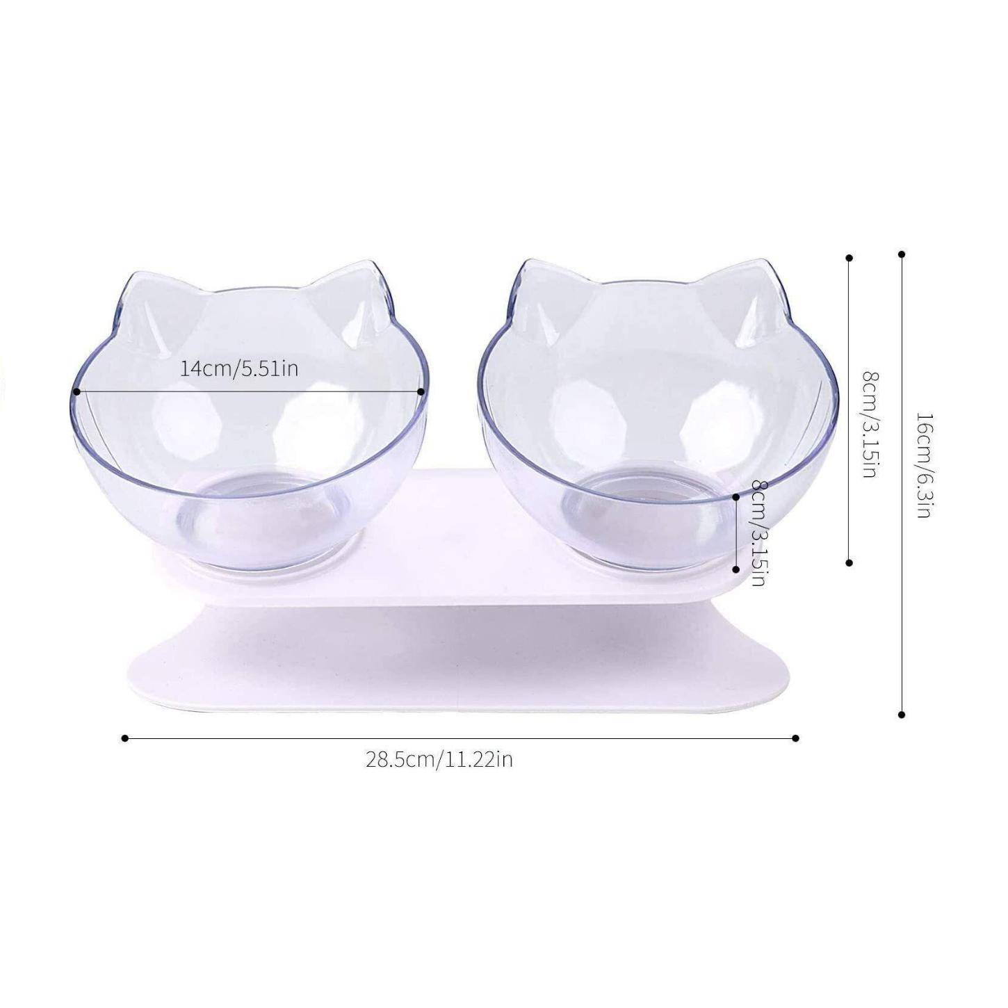 <h1>Non-Slip Cat Bowls with Raised Stand Pets Set : 2pcs|1pc</h1> Non-Slip Cat Bowls with Raised Stand Pets Set : 2pcs|1pc
