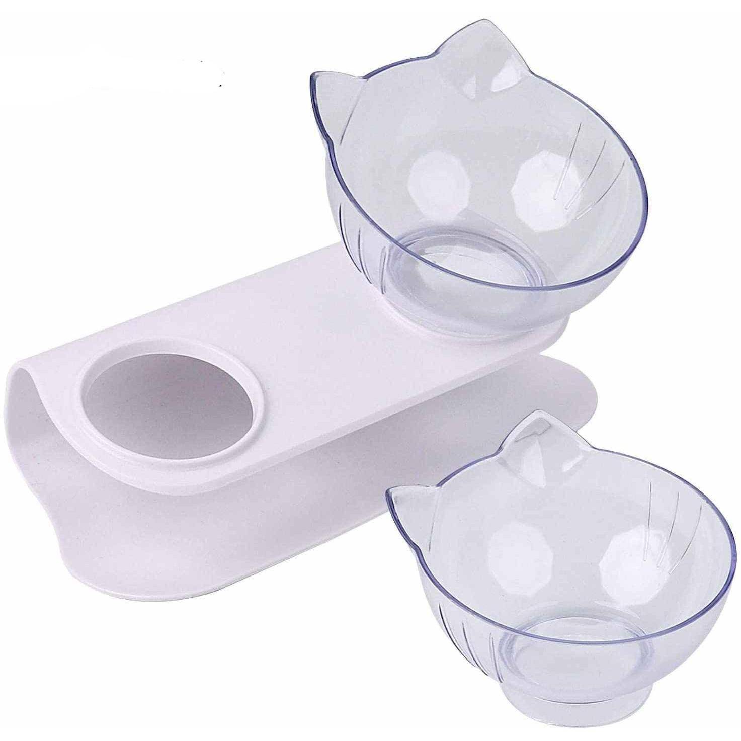 <h1>Non-Slip Cat Bowls with Raised Stand Pets Set : 2pcs|1pc</h1> Non-Slip Cat Bowls with Raised Stand Pets Set : 2pcs|1pc