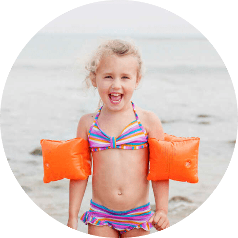 Orange Swim Sleeves Orange Swim Sleeves