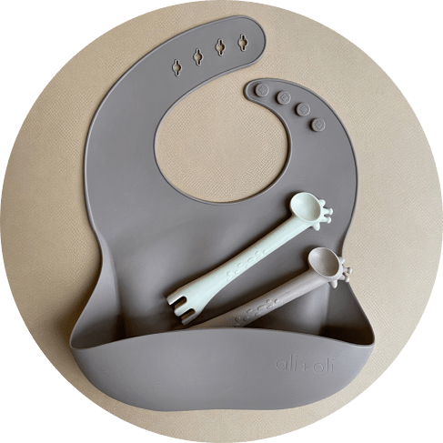 Pebble Silicone Baby Bib