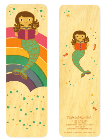 Reading Mermaid Bookmark Reading Mermaid Bookmark