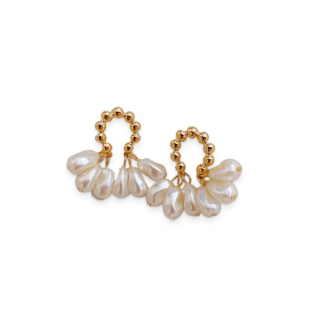 <h1>Vintage Pearl Decorated Earrings Fashion</h1> Vintage Pearl Decorated Earrings Fashion