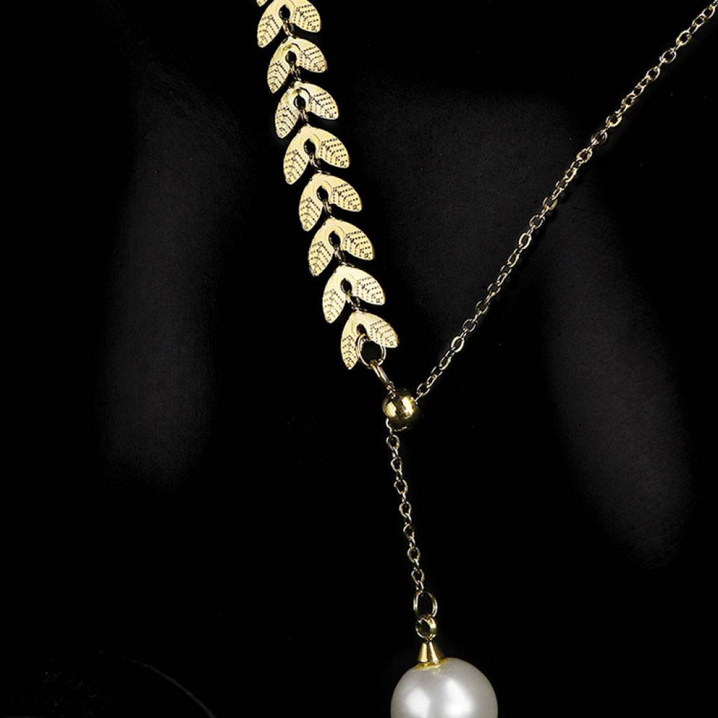 <h1>Wheat Shaped Pearl Necklace Fashion</h1> Wheat Shaped Pearl Necklace Fashion