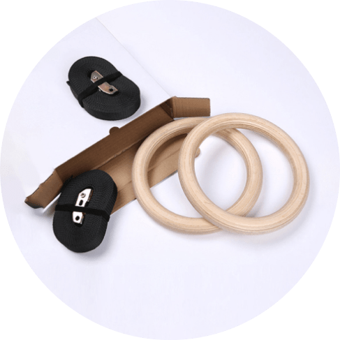 Wooden Gymnastic Rings Wooden Gymnastic Rings