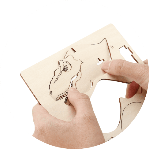 Wooden T-Rex 3D Puzzle Wooden T-Rex 3D Puzzle