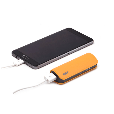 Yellow Leather-Surface 2600mAh Power Bank Yellow Leather-Surface 2600mAh Power Bank