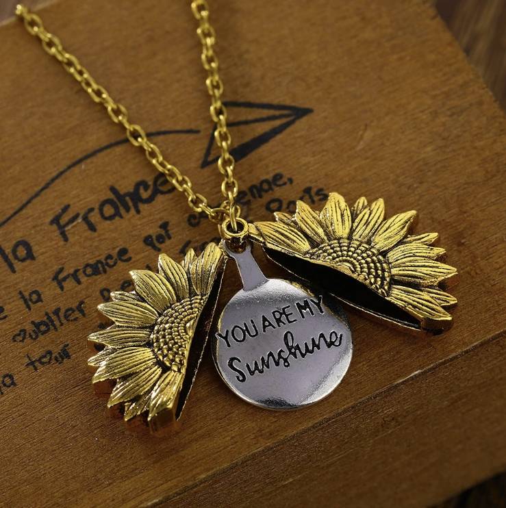 <h1>You Are My Sunshine Sunflower Pendant Necklace Accessories Color : Rose Gold Necklace|Gold Necklace|Silver Necklace</h1> You Are My Sunshine Sunflower Pendant Necklace Accessories Color : Rose Gold Necklace|Gold Necklace|Silver Necklace